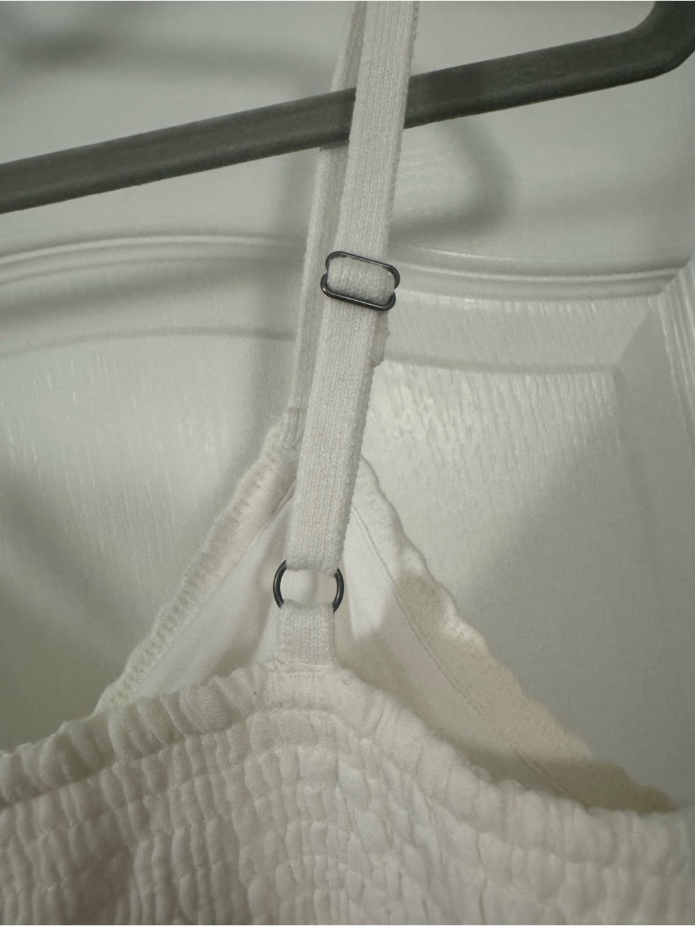 Hollister White Crochet Knit Peplum Crop Top - Picture 10 of 10